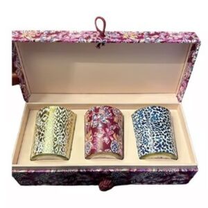 Lilly P. Set of 3 candles in matching keepsake box!
